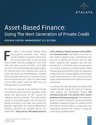 Picture of Asset-Based Finance: Sizing The Next Generation of Private Credit